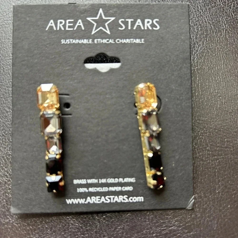 Area Stars Sustainable Ethical Charitable Earrings‎